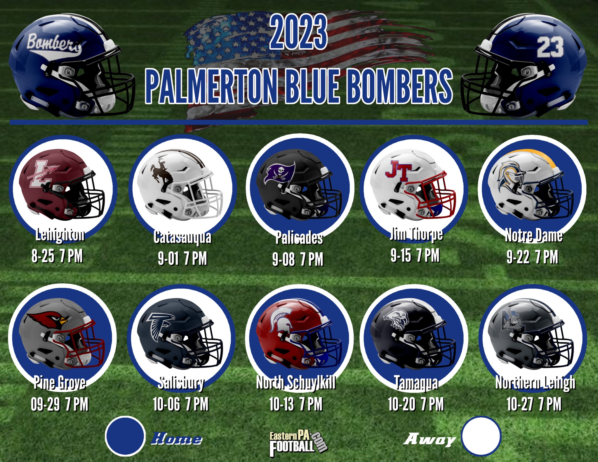 2023 Team Preview Palmerton Area Blue Bombers