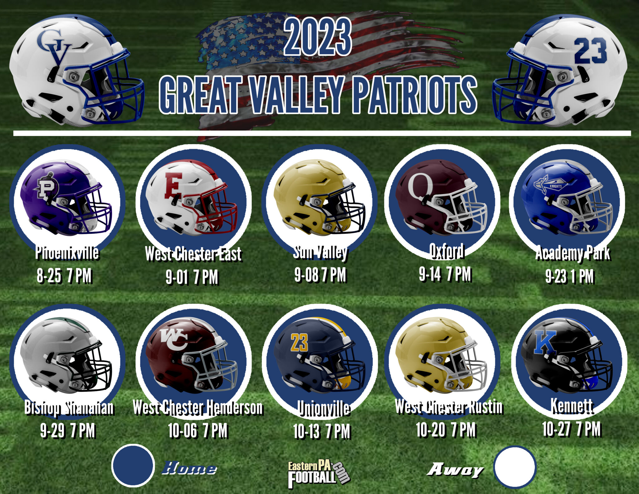 Valley Patriots Football: Kickoff Countdown Begins Valley Patriots Football: Kickoff Countdown Begins
