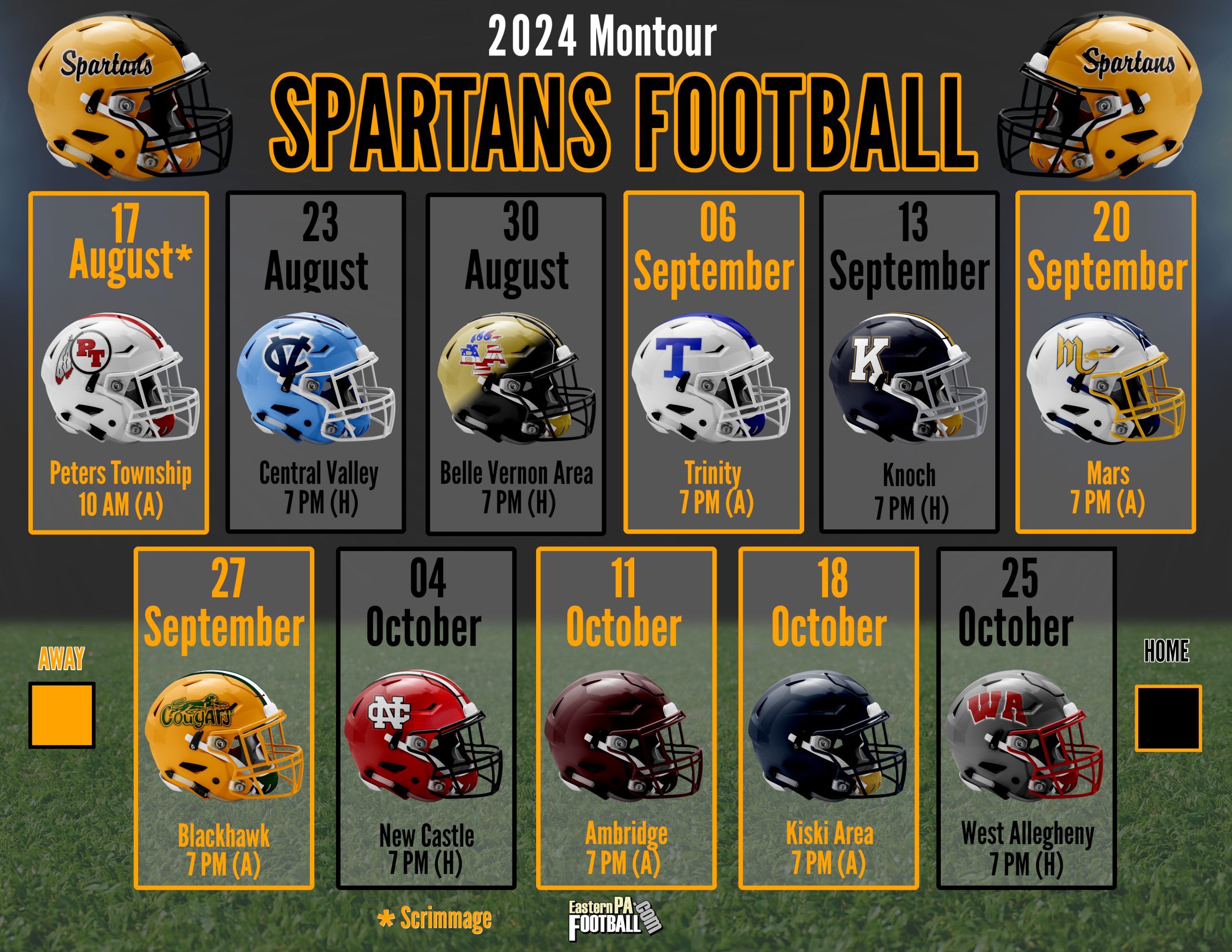 District 7 Schedules (2024 Graphics)