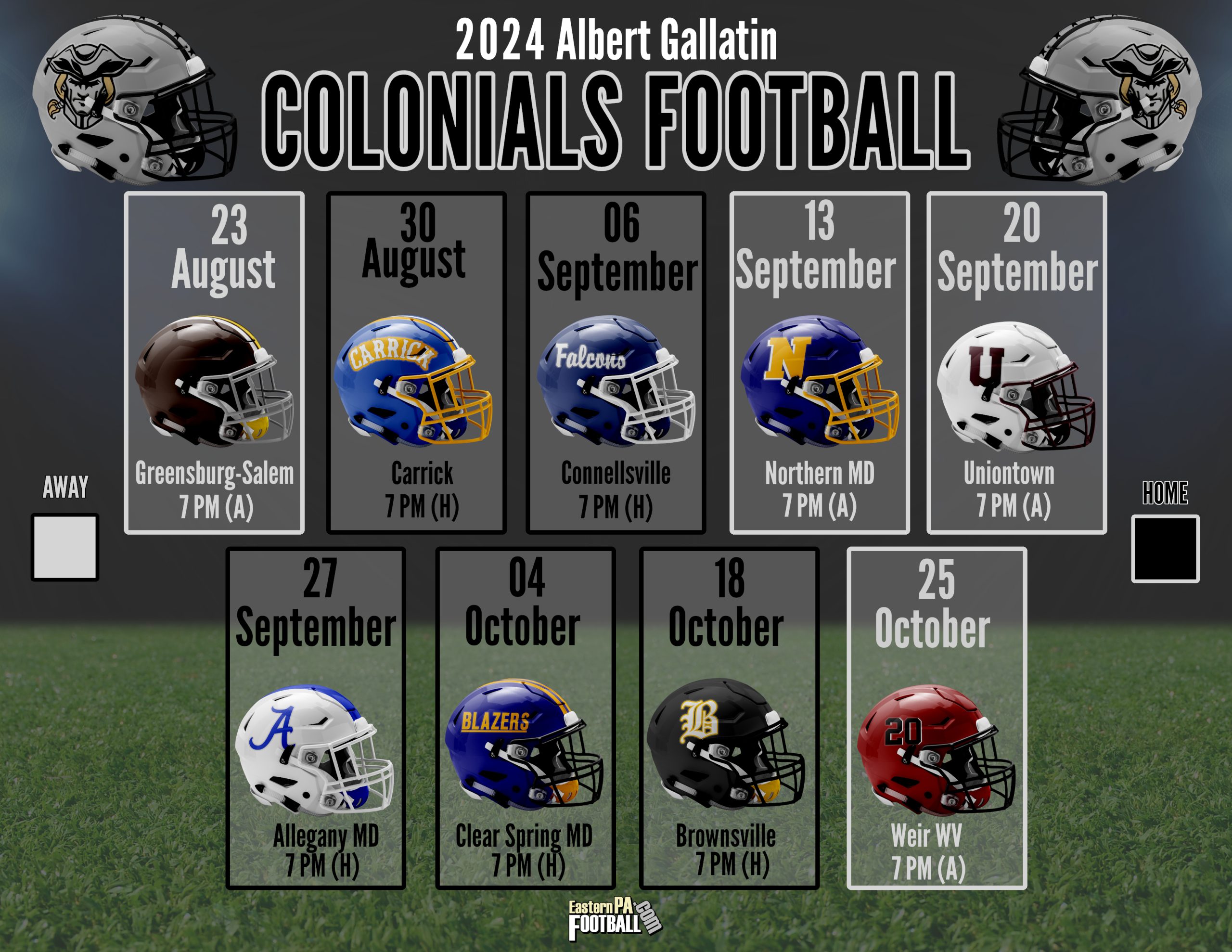 District 7 Schedules (2024 Graphics)