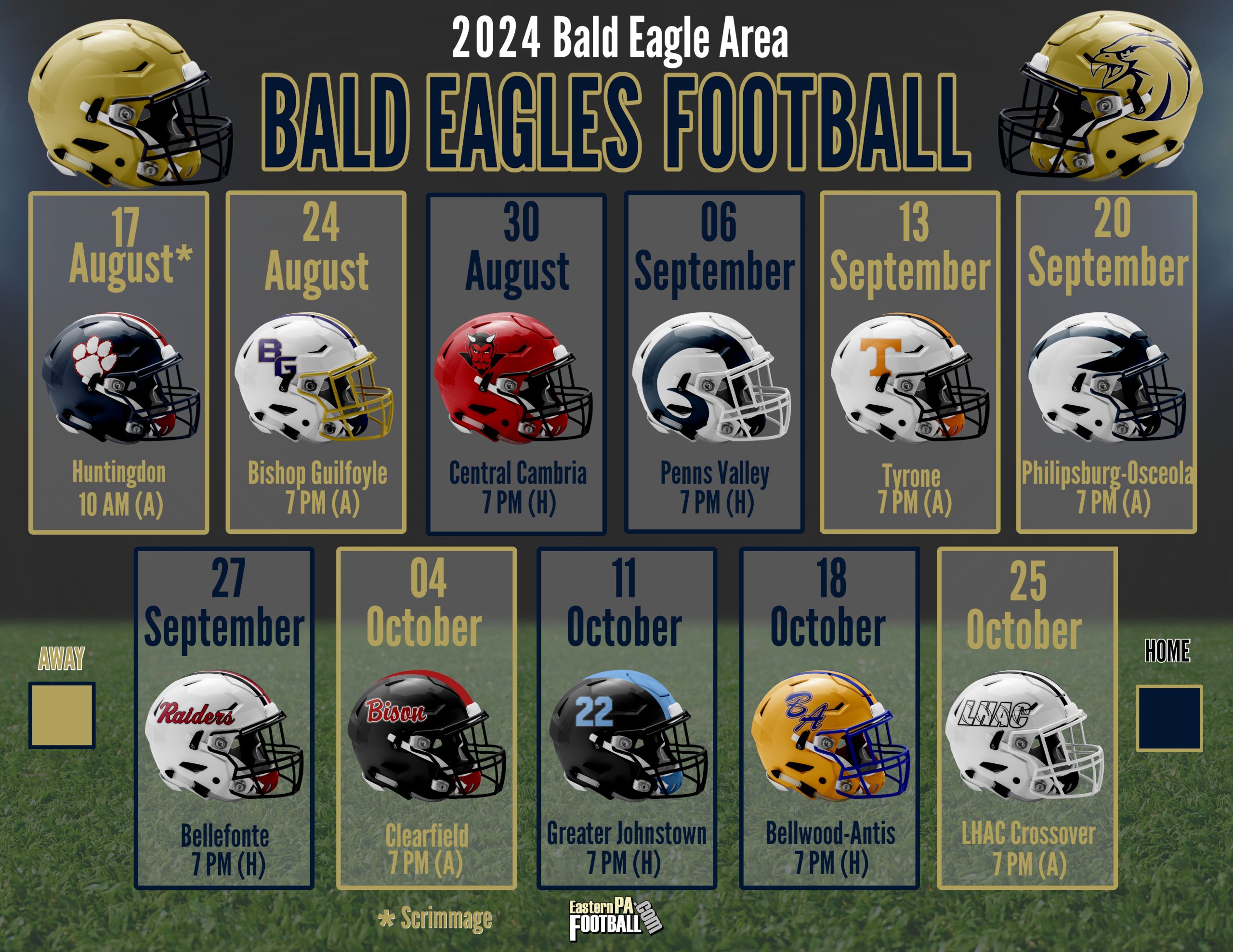District 6 Schedules (2024 Graphics) – EasternPAFootball.com